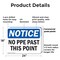 Signmission 18 in Height, 24 in Width, Plastic, Rectangle OS-2PACK-NS-P-1824-L-14758 - alternate 4